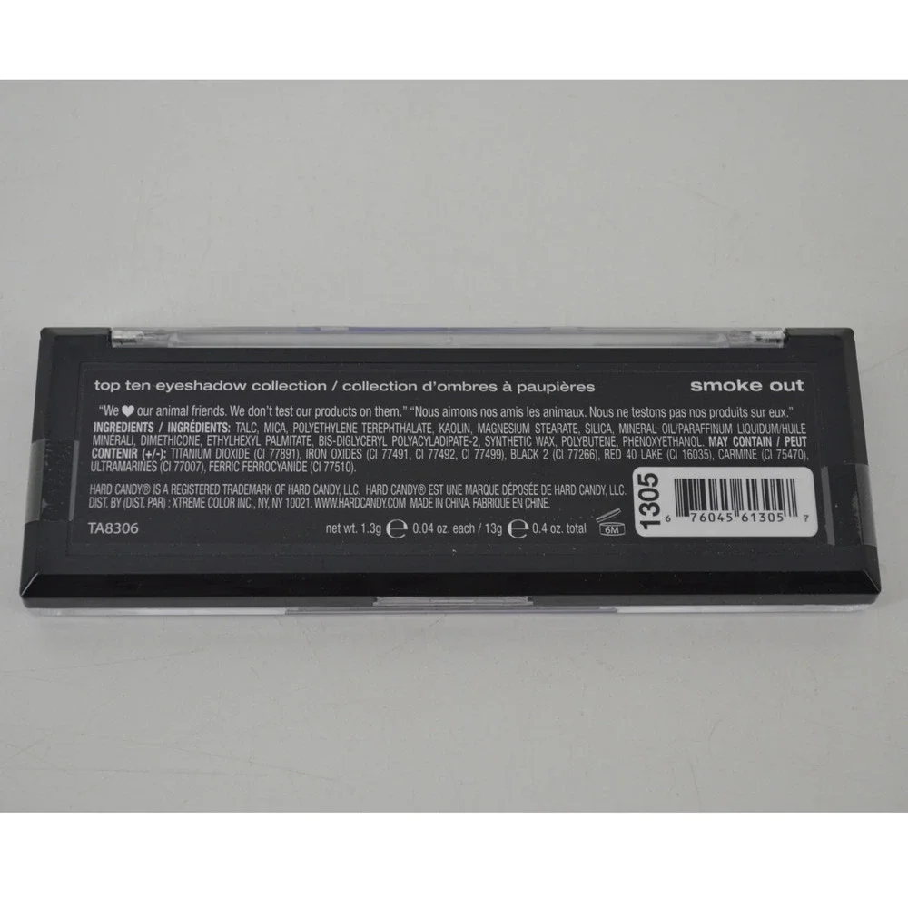 Hard Candy Purple Top Ten Eyeshadow .4 Oz Smoke Out #1305